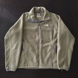 NORTHFACE SOFT SHELL FLEECE ZIP-UP JACKET SIZE MED